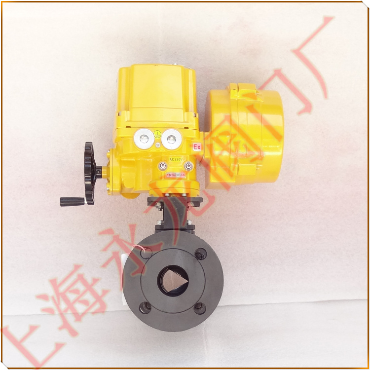 電動V型球閥