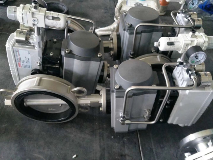 氣動蝶閥 Pneumatic butterfly valve 氣動蝶閥 Pneumatic butterfly valve